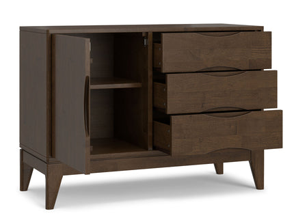 Harper - 3 Drawer Sideboard - Walnut Brown