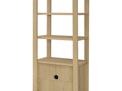 Susac - 3 Piece Entertainment Center With TV Stand And Media Towers - Light Oak