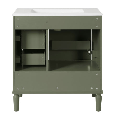 Traditional Bathroom Vanity Set With Soft Close Doors