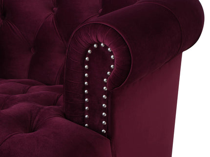 La Rosa - Victorian Tufted Upholstered Accent Chair