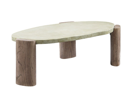Dayana - Coffee Table - Oak / Off White
