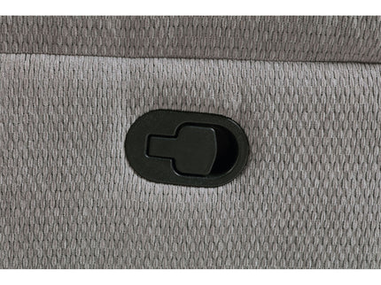 Sebring - Upholstered Glider Recliner Chair With Manual Recline And Smooth Gliding Motion - Gray