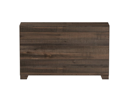 6 Drawer Wooden Dresser - Brown