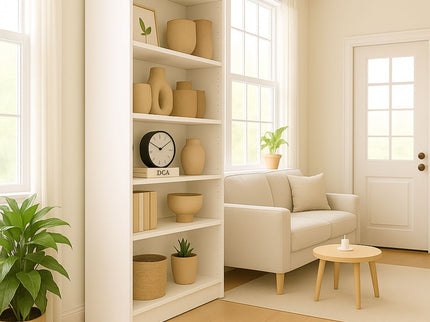 5 Tier Bookshelf Storage Cabinet With Anti-Tip Kit