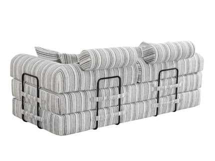 Convertible Sleeper Sofa Bed With High Density Compressed Sponge, Upholstered Couch For Living Room