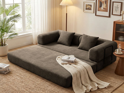 Convertible Sofa Bed With Removable Pillows