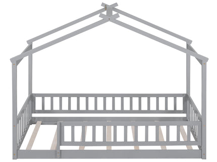 Bed House Bed Frame With Fence
