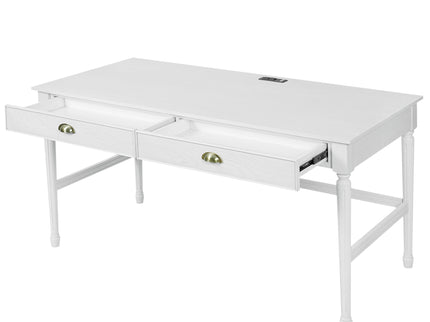 Modern Writing Desk With Drawers For Home Office