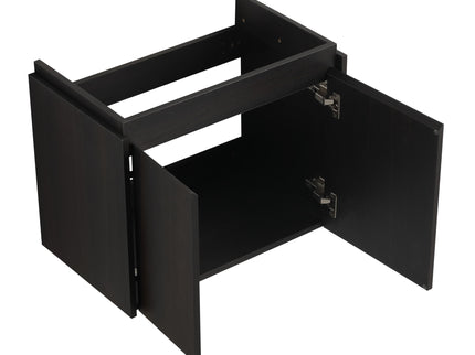 Modern Bathroom Vanity With Ceramic Basin, Wall Mounted Floating Sink Combo, Storage Cabinet