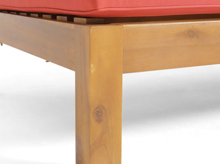 Brava - X Back Corner Bench With Coffee Table