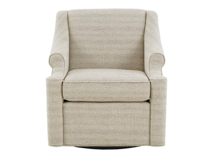 Justin - Swivel Glider Chair With 360 Degree Rotation - Tan