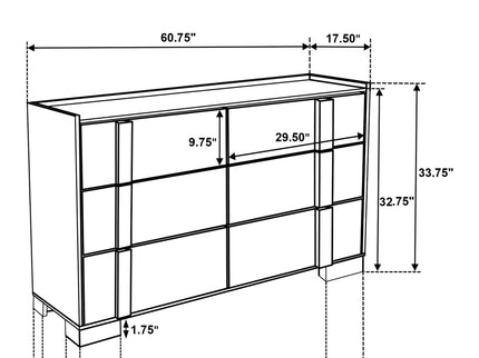 Lincoln - Bedroom Set With LED Headboard
