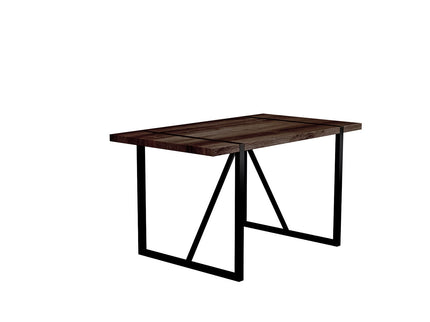 Modern Dining Table With Metal Legs For 4 - 6 Person