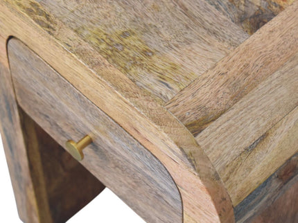 Mini Darcy - Nightstand With Curved Edges