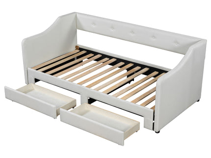 Upholstered Daybed With 2 Drawers
