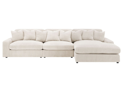 Cassidy - Upholstered Sectional Sofa With Reversible Cushions