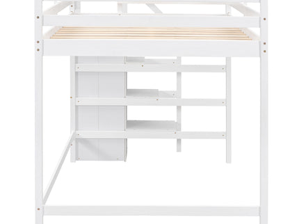 Loft Bed With Built In Storage Wardrobe And Staircase