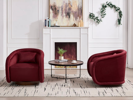 Swivel Accent Chair With 360 Degree Rotating