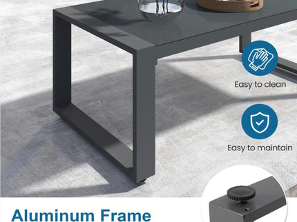 Modern All-Weather Outdoor Coffee Table