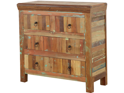 Lynden - 4 Drawer Accent Cabinet With Ring Pulls - Wood