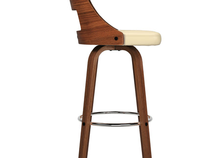 Dallyn - Swivel Bar Stool (Set of 2) - Cream