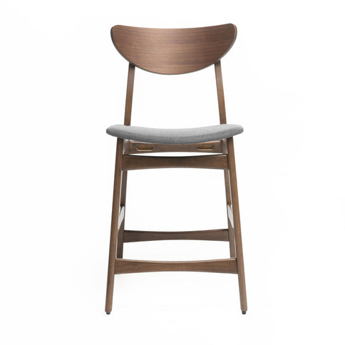 Elegant Counter Height Chair With Cushioned Seat