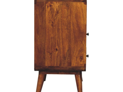 Curved Charm Console - Brown