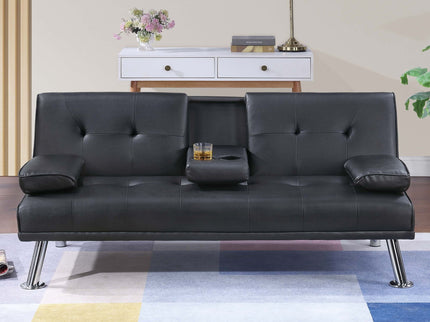 Adjustable Sofa With Fold Down Table And Cup Holders