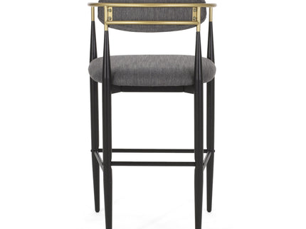 Upholstered Bar Stools With Backs For Kitchen Island (Set of 2)