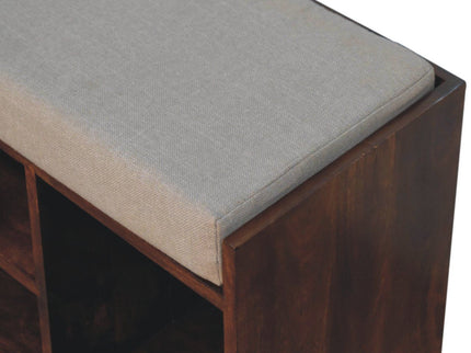 Retreat - Shoe Bench, 1 Drawer - Chestnut