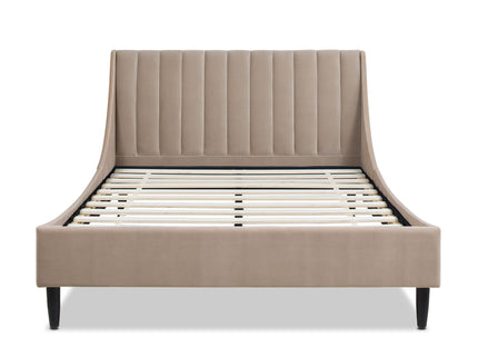Aspen - Vertical Tufted Modern Headboard Platform Bed Set