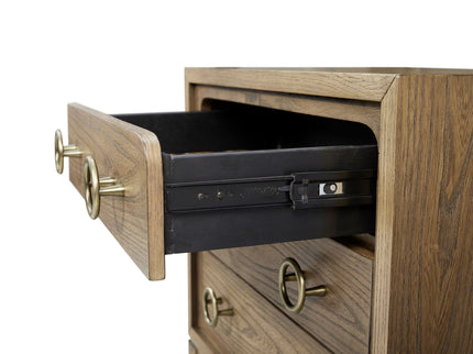 3 Drawer Nightstand With USB - Latte
