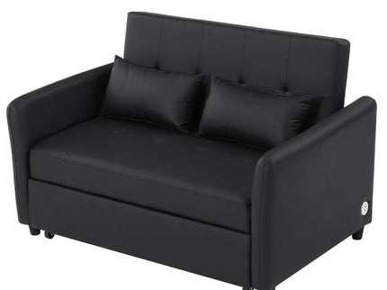Convertible Sleeper Sofa Bed With 3 USB Ports