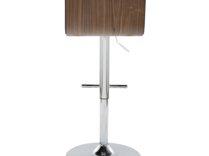 Mason - Contemporary Adjustable Barstool & Swivel With Straight T Footrest (Set of 2)
