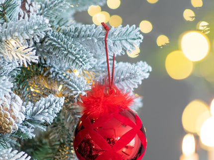 Christmas Ball Ornaments, Decorative Hanging Ball Tree Ornaments For Holiday Party Decorations