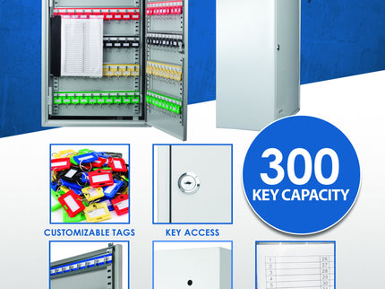 Adjustable Key Cabinet With Lock