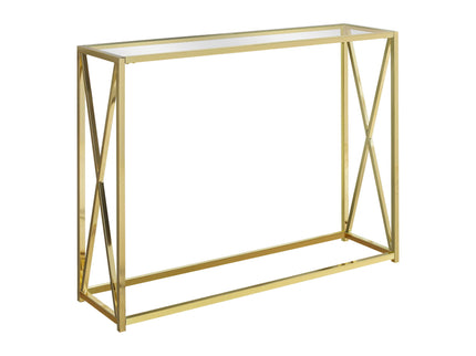 Accent Console Table For Entryway, Contemporary & Modern - Gold