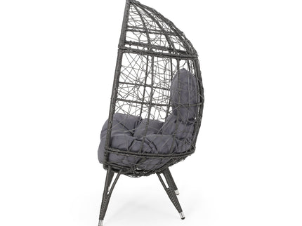 Cosmos - Round Hammered Iron Teardrop Chair