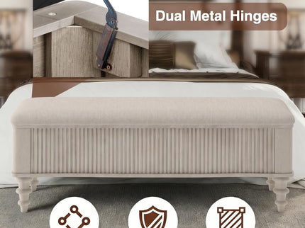 Multi Functional Storage Ottoman Bench