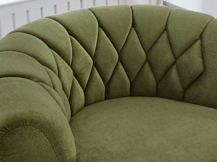 Round Swivel Accent Chair With Rotation