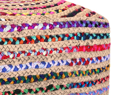 Margo - Square Pouf - Multicolor