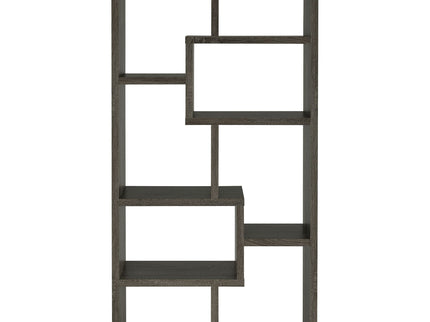 8 Shelf Geometric Bookcase