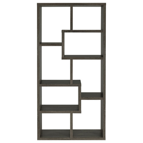 8 Shelf Geometric Bookcase