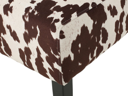 Contemporary Dining Chair With Rubberwood Legs (Set of 2)