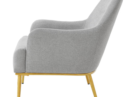 Modern Elegance Accent Chair With Curved Backrest