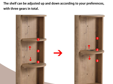 Bathroom Wall Mounted Storage Rack With Float Mounting Design