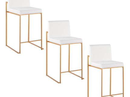 Fuji - Contemporary High Back Stylish Counter Stool