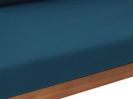 Claremont - 3 Seater Daybed Teak Acacia Wood Water Resistant Cushions