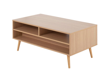 Astro - Contemporary Coffee Table - Natural / White