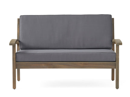 Outdoor Chat Set With Coffee Table And Loveseat
